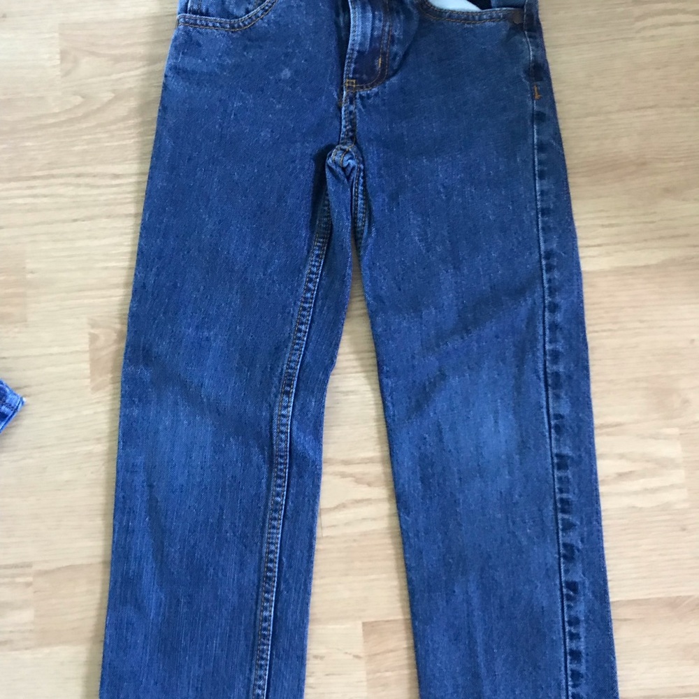 Boy blue jeans